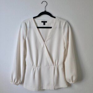 J. Crew Faux Wrap Blouse